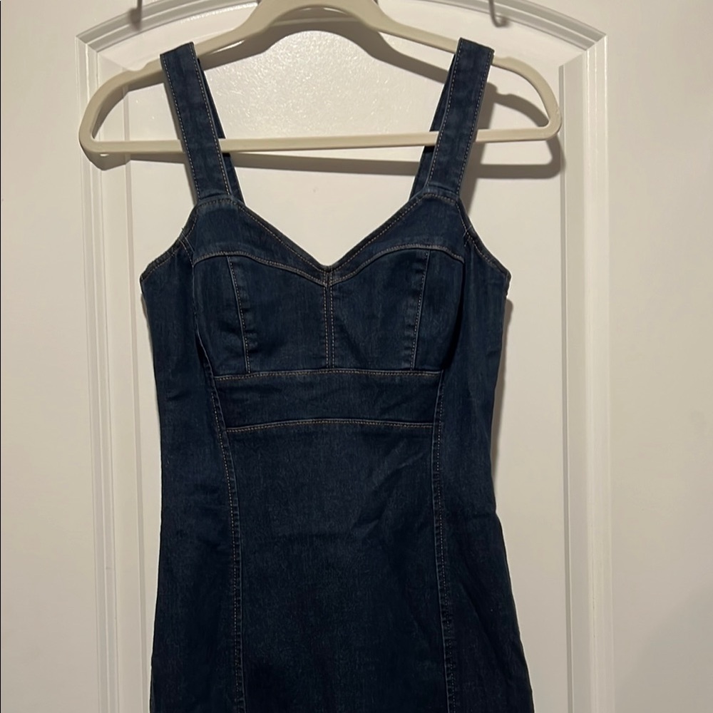 White House Black Market Denim Dress
